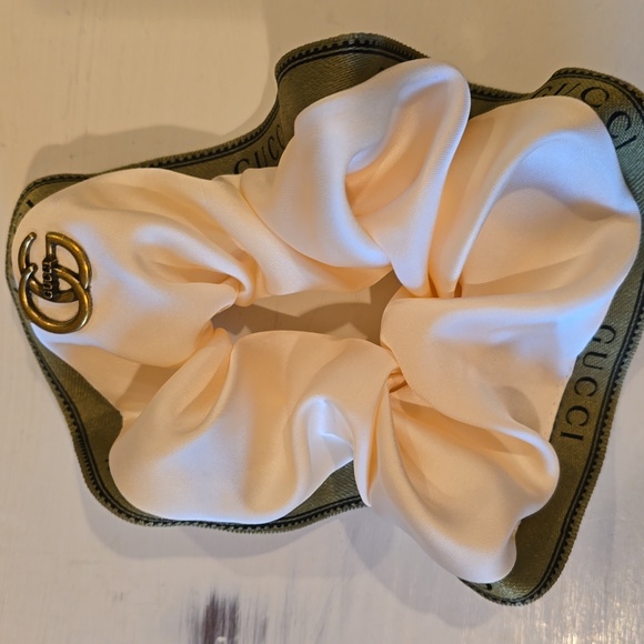 Gucci Hair Scrunchie with GG Emblem
